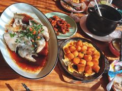 铁板日式豆腐-新白鹿餐厅(银泰西湖文化广场店)