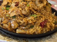 铁板酸菜五花肉-孟记粥铺·家常菜·烧烤·粥(亚运村店)