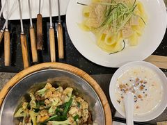 干锅有机菜花-飞天大厦清真餐厅