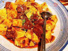 辣牛肉烧豆腐-那家小馆•北京菜•烤鸭(中关村店)