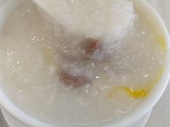 窝蛋牛肉粥-岭南汇海鲜酒家·粤菜·手工茶点(蛇口店)