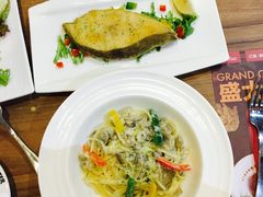 白汁蘑菇意面-斗牛士牛排餐厅(富力海珠城广场店)
