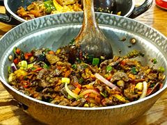 土家锅气爆鸡杂-吃饭皇帝大土家民族菜(正大广场店)