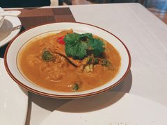 咖喱时蔬配手抓饼-若蘭慈·无国界素食料理(欢乐海岸店)