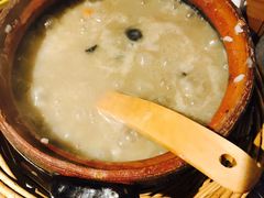 茶树菇枸杞乌鸡粥-悟长年潮汕菜砂锅粥(圣熙8号店)