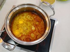 麻辣锅底-亿富盛餐饮旋转小火锅(乐客城店)