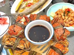 -七的湖·晚芳亭·阳澄湖农家菜·大闸蟹(莲花岛店)