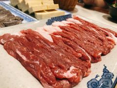 手切苏尼特羊后腿肉-宣武小院涮肉(前门店)