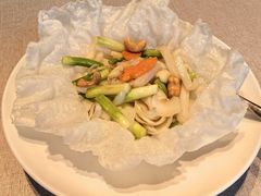 鲜芦笋百合炒元贝-三利音·东方司宴(外滩店)