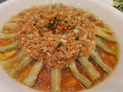 蒜蓉粉丝蒸丝瓜-勺园中餐厅