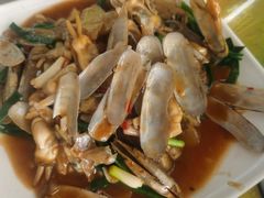 姜葱炒圣子-明记海鲜大排档(巽寮湾店)