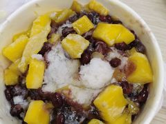 红豆芒果刨冰-梁子刨冰王&梁小糖(王顶堤店)