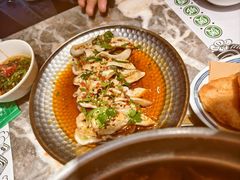 捞汁蛏子-禄婶鸡煲·打边炉