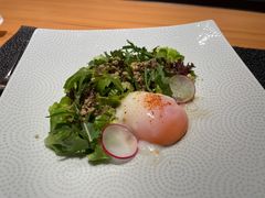 温泉蛋沙拉-香樟花园法式铁板烧(恒隆广场店)