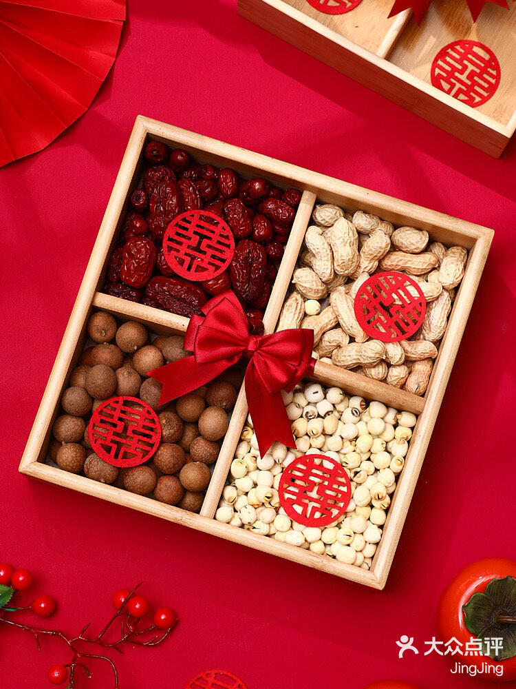 婚礼当天宴会桌摆放干果推荐～-大众点评