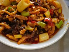 鱼香肉丝-余家庄肥肠鱼地方汤锅(银杏大道店)