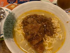 牛肉汤面（公仔面）-金华冰厅