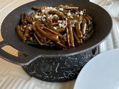 韭菜鳝背-怡园饭店-餐厅(四望亭店)