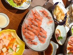 小甜虾刺身-福樱兰海鲜放题铁板烧(加州店)