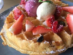 比利时华夫饼配树莓bing qi➎-EN SPACE恩空间