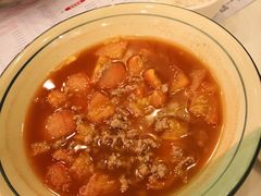 鲜茄蛋免治牛肉泡饭-大哥餐厅(西城花园店)