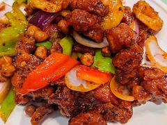 椒香虾仁爆鸡球-陈傻子餐厅(世纪都会店)