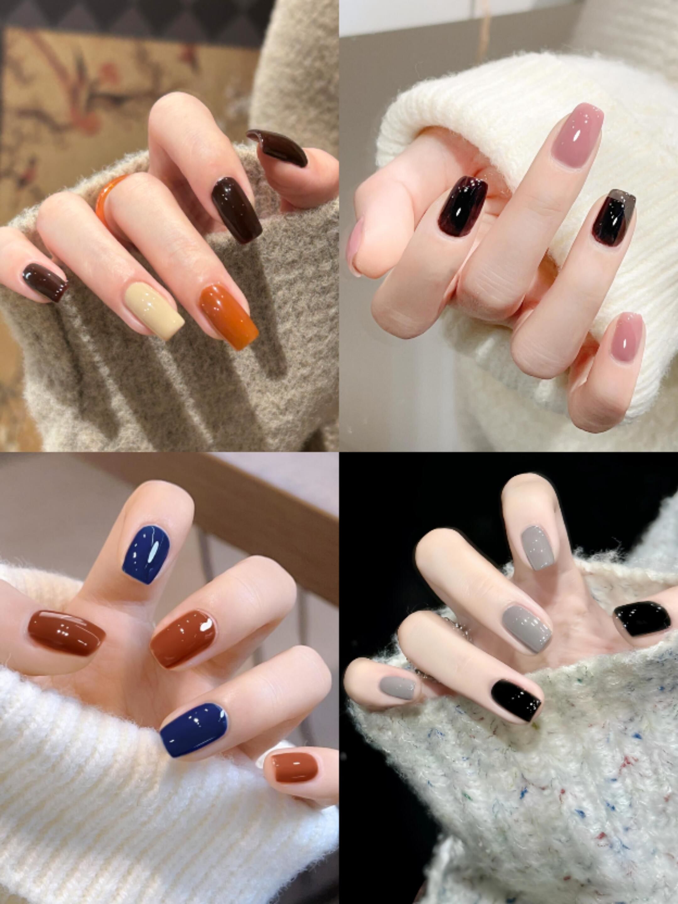 仙女们注意啦!跳色美甲惊艳来袭✨