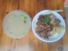 猪脚拼炒鸭饭-猪脚洪隆江猪脚饭