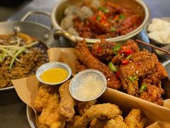 炸鸡翅一半一半-富乐满韩国正宗炸鸡韩国料理(虹泉路店)