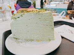 开心果抹茶千层-丹礼糖甜品