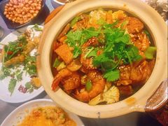 啤酒恰基围虾牛蛙锅-烎记烧烤(蓝天花园店)