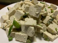 小葱拌豆腐-望湖烤鱼