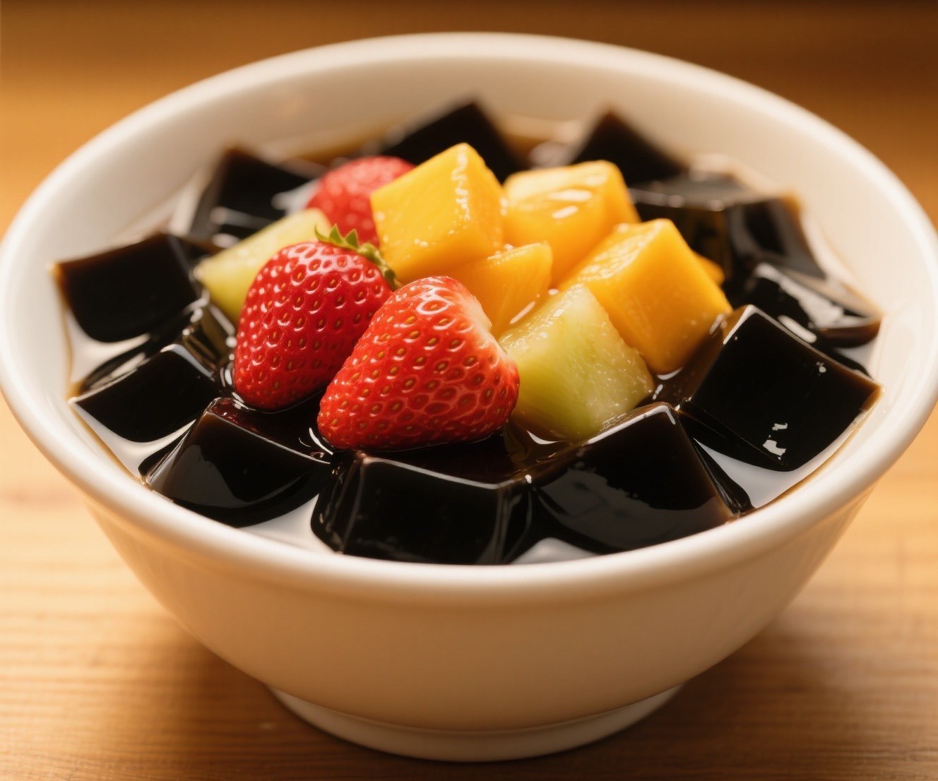 天天领红包黑凉粉又叫仙草冻. 仙草