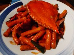 梭子蟹炒年糕-谭家弄堂(亚欧商厦店)