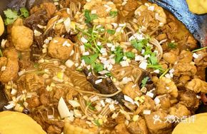 Stewed Chicken with Mushrooms