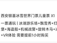 -西安银基冰雪世界