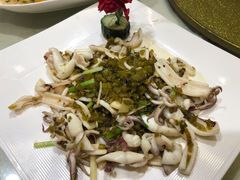 雪菜炒鱿鱼仔-石湖大酒店(桐泾店)