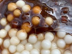 桂花赤豆糊圆子-潘玉麟糖粥