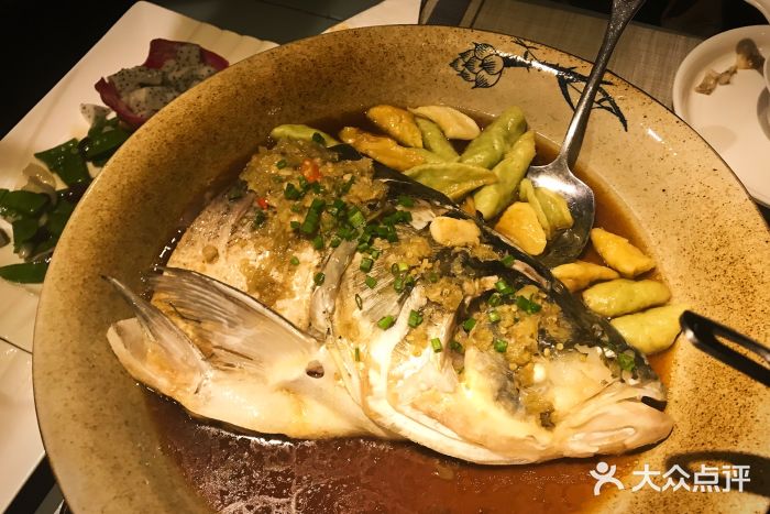 汝拉·茶舍·西湖龙井私房菜(龙井路店)米椒鱼头图片