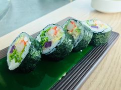 玉子杂炊和紫芋天妇罗海鲜卷-天丰日本料理·铁板烧