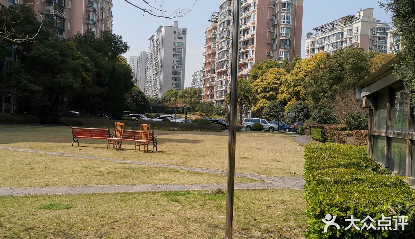 可在这个特殊的日子里，就连小区的绿地里都见不到一个人！