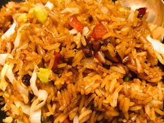 腊味包菜炒香米-上海苏宁宝丽嘉酒店·嘉府壹号中餐厅