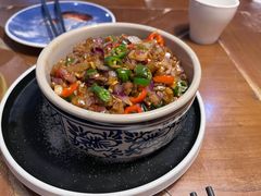 传统黑三剁配薄饼-雀舞云南菜(天津天河城购物中心店)