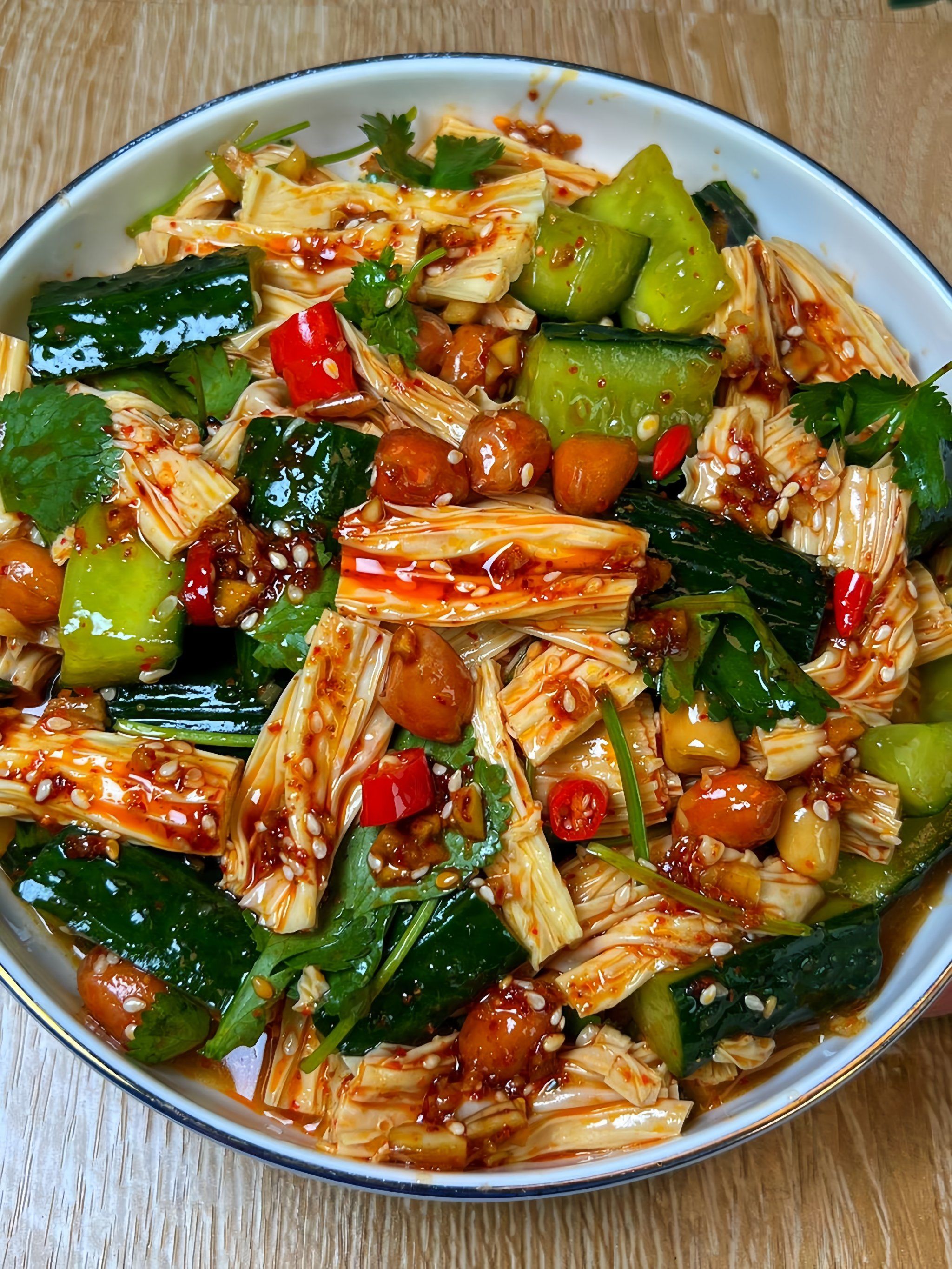 我妈最拿手的凉拌菜❗️秒杀一切路边摊‼️# 在家做