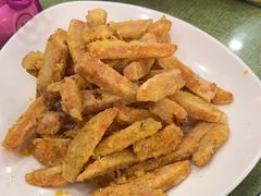 蛋黄南瓜条-桃子餐厅·天津菜(红星路直营店)