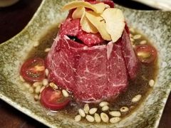 黑毛牛生牛肉沙拉-円满日式居酒屋(蓉花路美食街店)