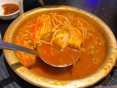 五花肉泡菜汤-青春贝壳韩国烤肉(虹泉路店)