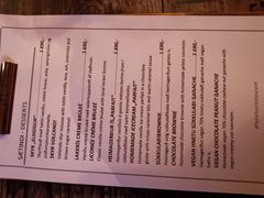 菜单-Pakkhús Restaurant