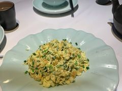 韭菜小米炒鸡蛋-卯时·龙光雅宴·精致锡帮菜(惠山古镇店)