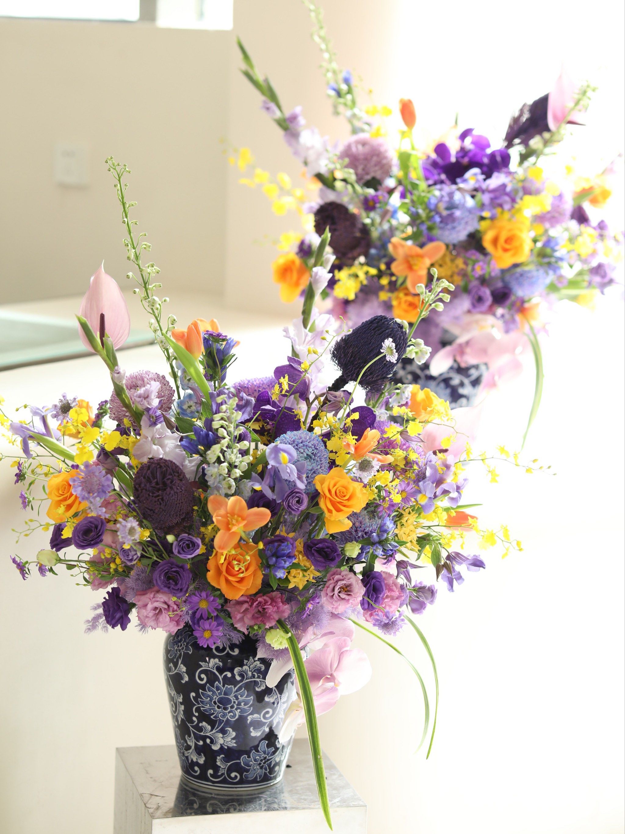 紫气东来瓶插花 /花艺设计